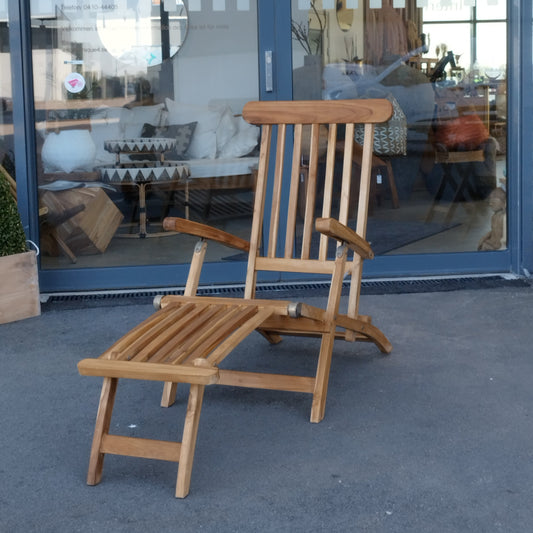 SANUR Dækstol i teaktræ