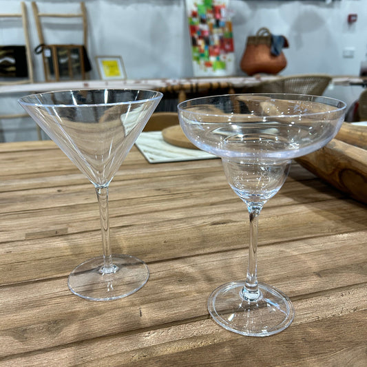 CASPARI akryl cocktailglas i krystalklart