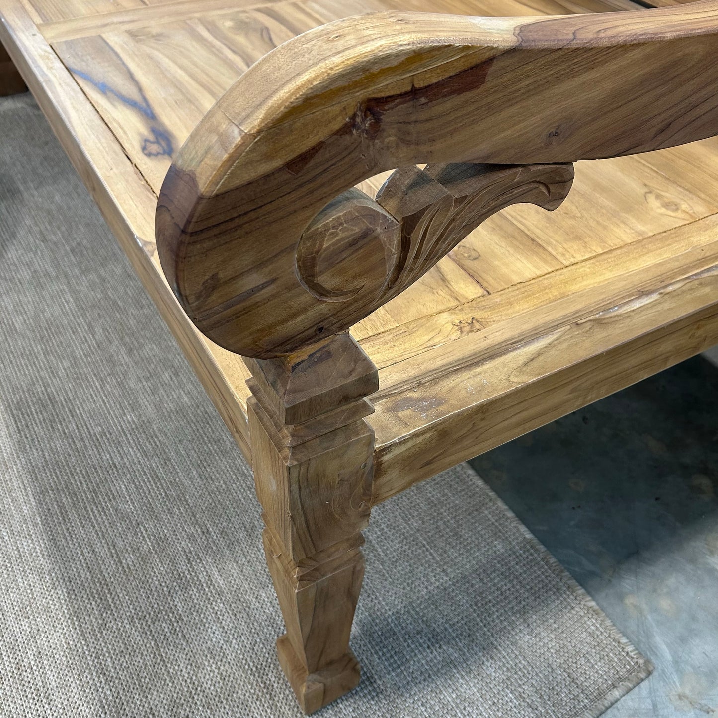 Cantik Trädgårdssoffa Teak 210 x100 x 100h