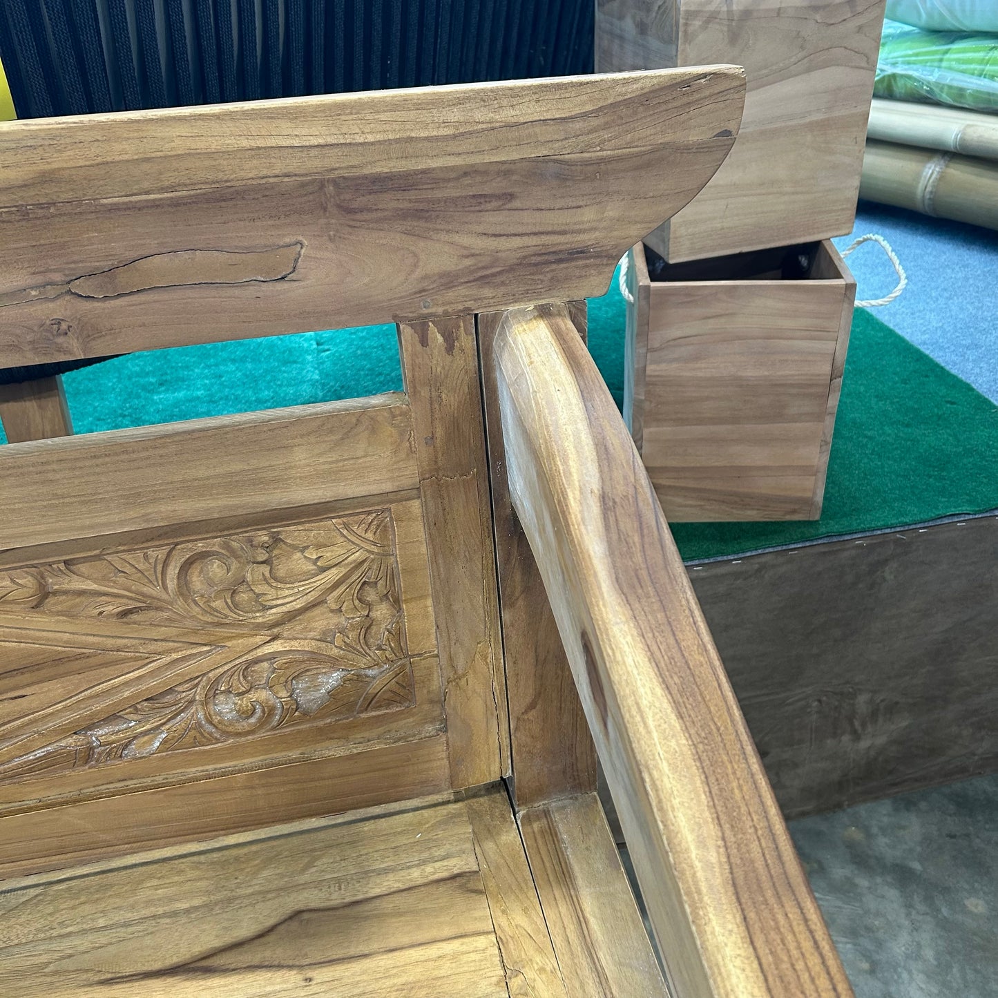 Cantik Trädgårdssoffa Teak 210 x100 x 100h