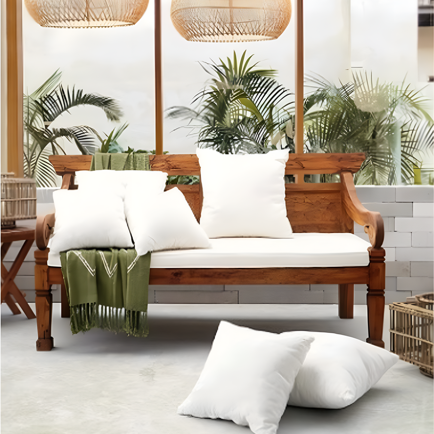 Cantik Trädgårdssoffa Teak 210 x100 x 100h