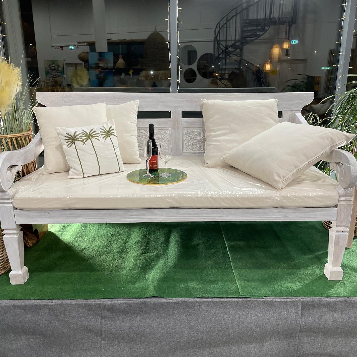 Cantik Trädgårdssoffa Teak 210 x100 x 100h