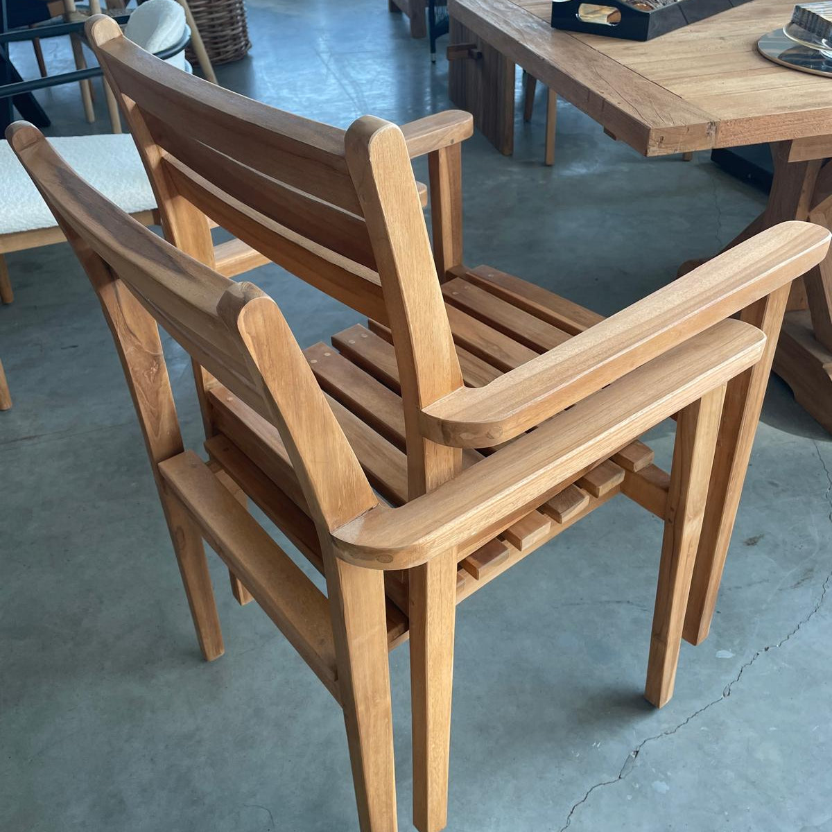 Ahmed Teak Trädgårdsstolar