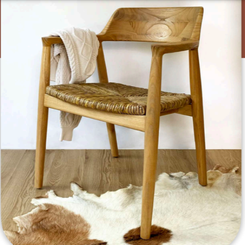 KENNEDY DINING CHAIR Sungkai wood