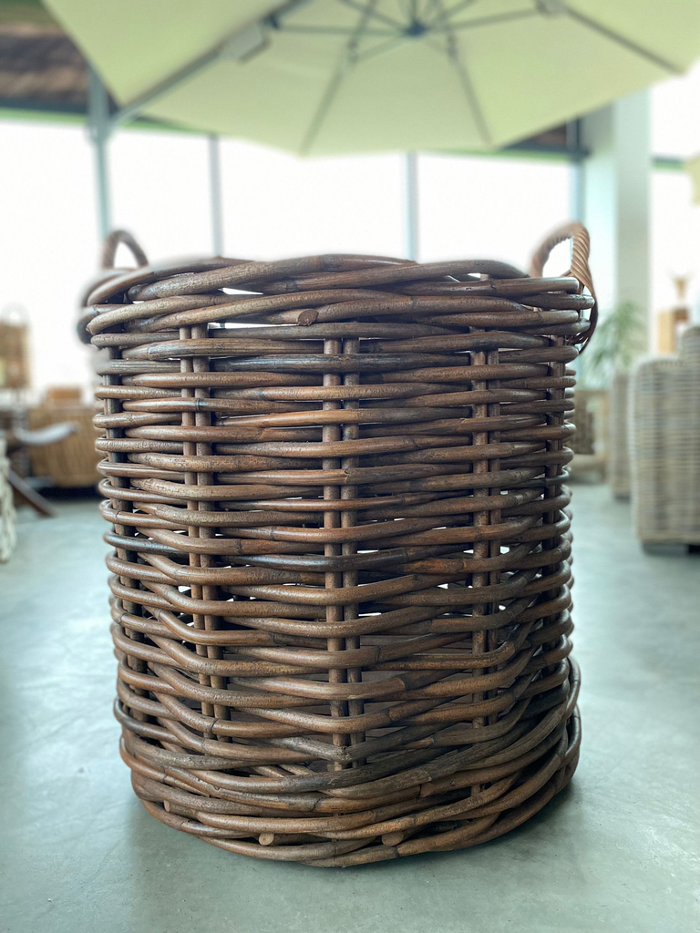 KORG MED HJUL PREMIUM ROTTING MÖRKBRUN Ø60/50 2ST