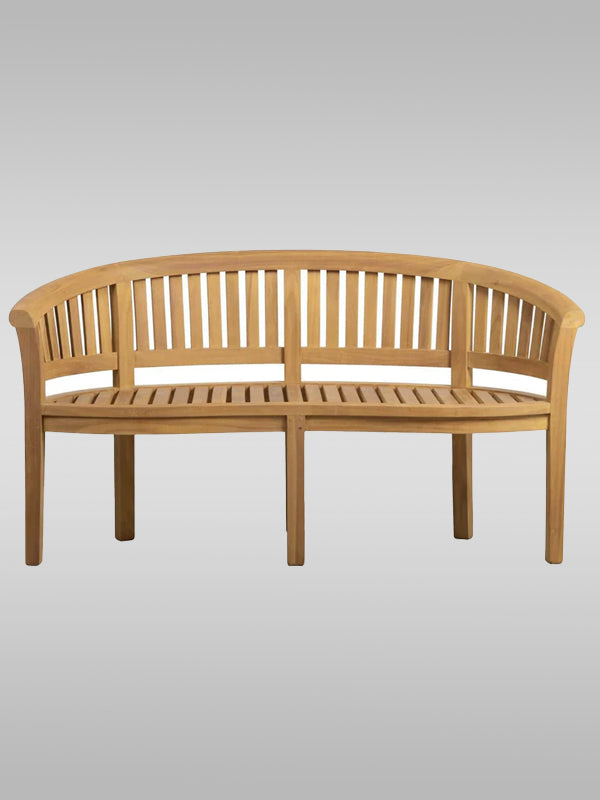 BANAN Bänk Teak för trädgården.