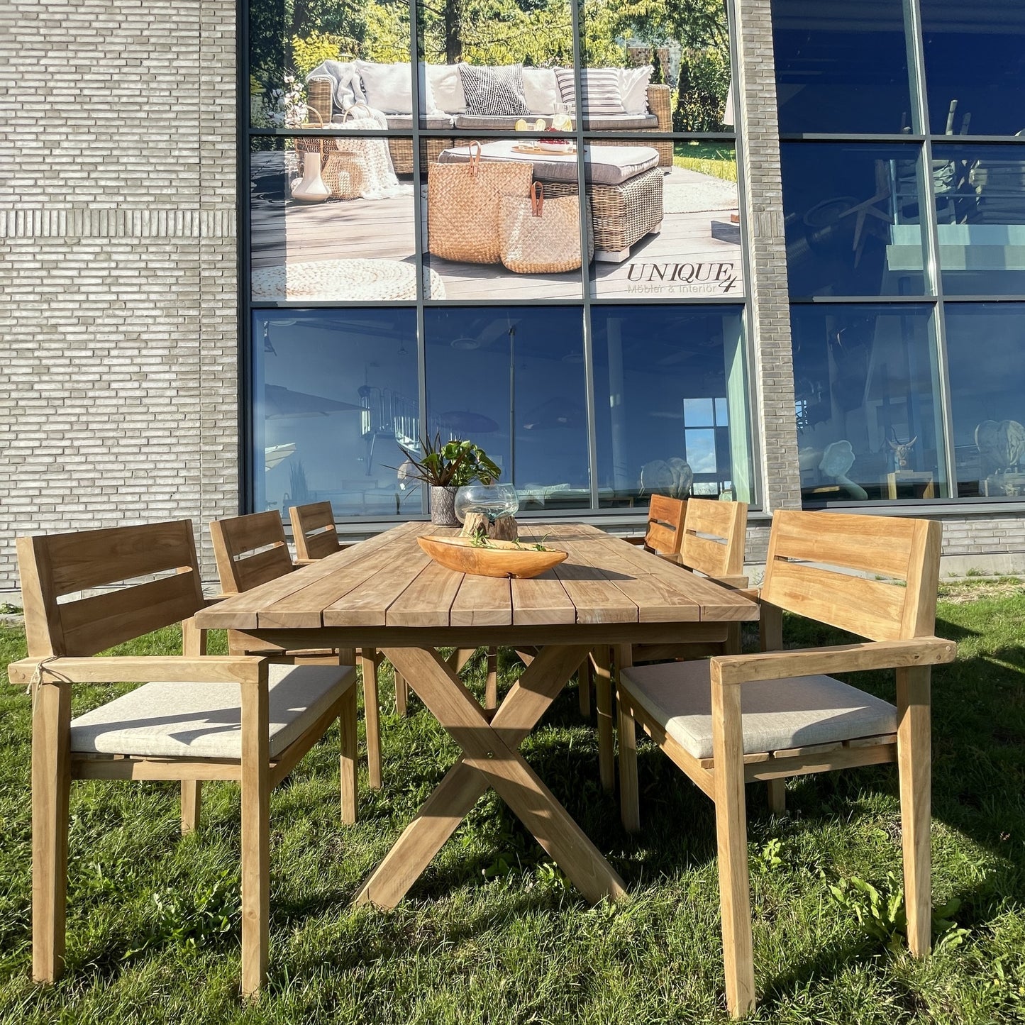 MURCIA Havebord Teak 200x90x75H