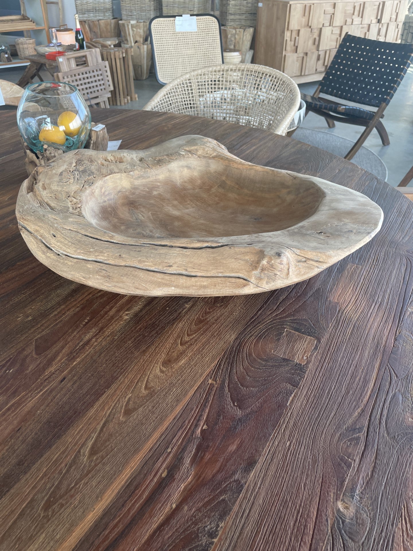 Teak skål Premium