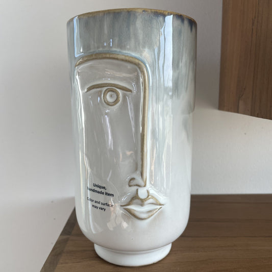 Vase Keramisk ansigt