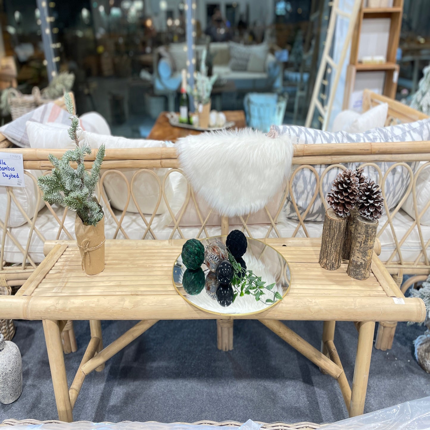 Karma BAMBU Bänk 123x35 cm