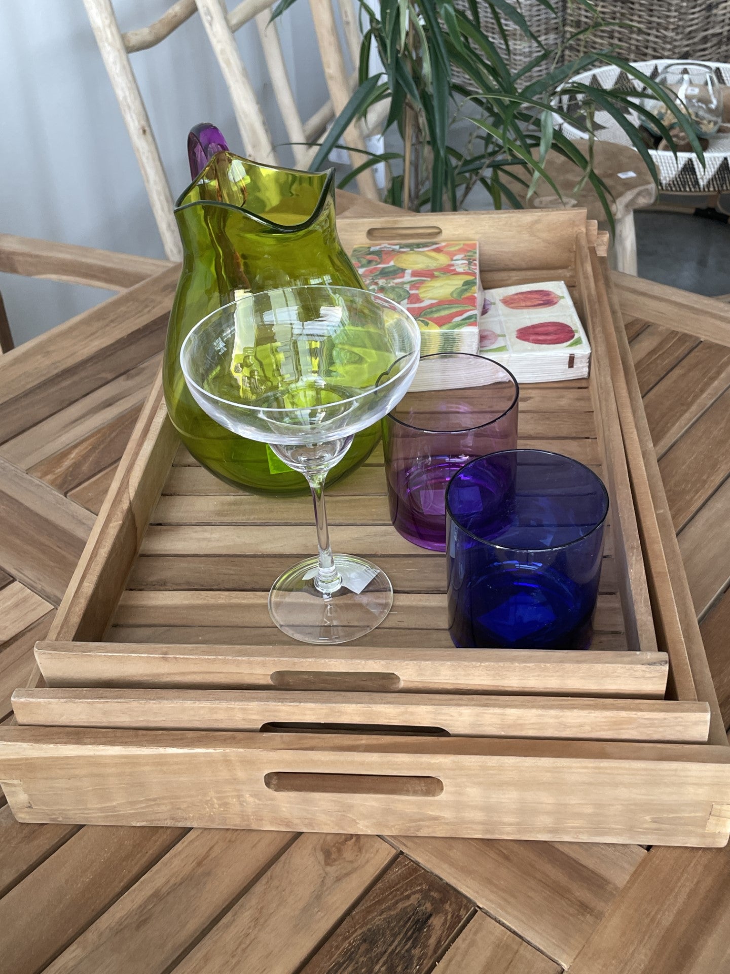 Teak mursten sæt 3 (vandbaseret)