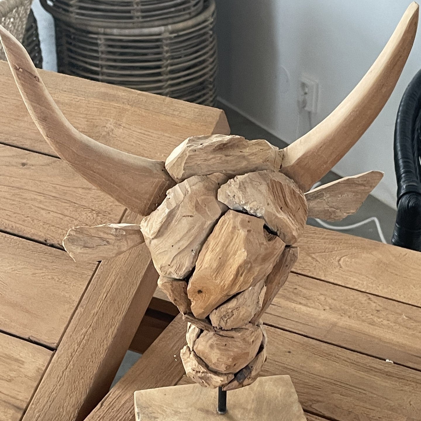 Natur decor Bull Huved