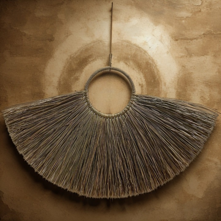 Ketut Väggdekoration - Handgjord Vattenhyacint 70×90 cm från Bali