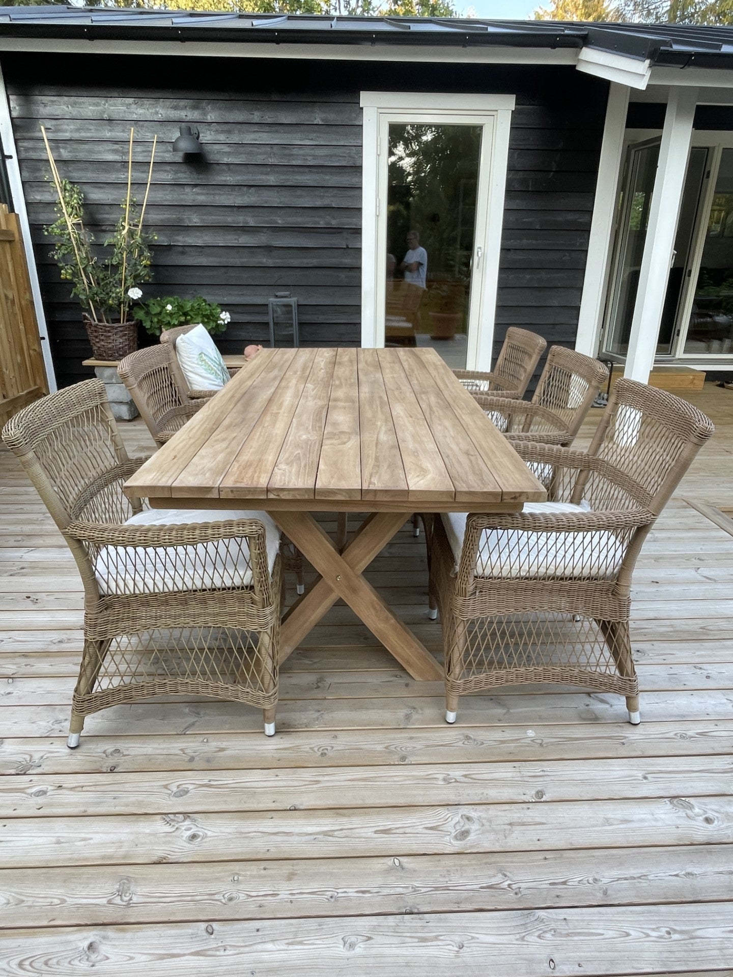 MURCIA Havebord Teak 200x90x75H