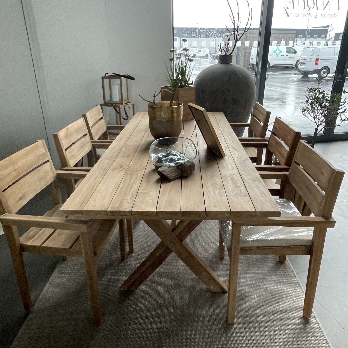 MURCIA Havebord Teak 200x90x75H