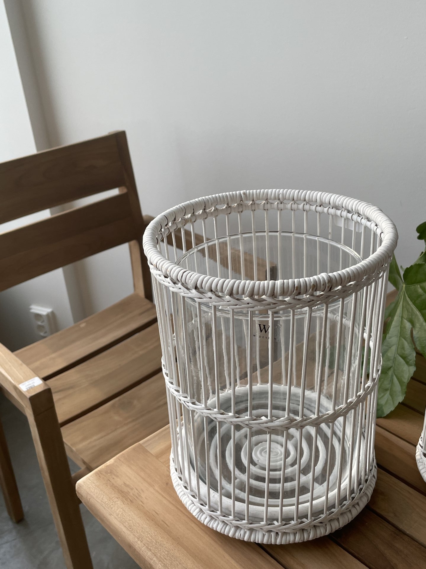 Lanterne Rund Hvid