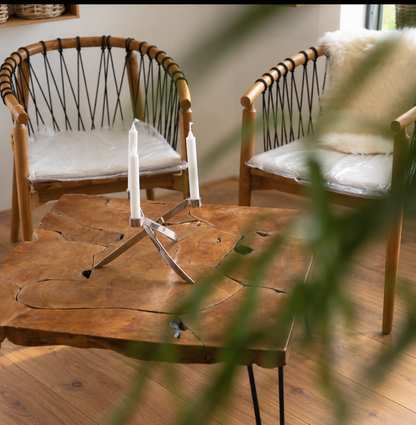 COFFEE Soffbord Teak 80x80 cm
