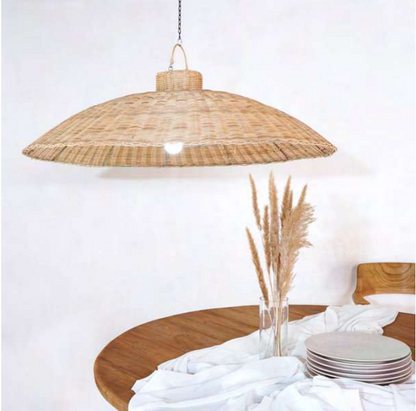 DUDDUNG Taklampa i rotting D100 cm