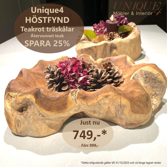 TEAK ROT SKÅL