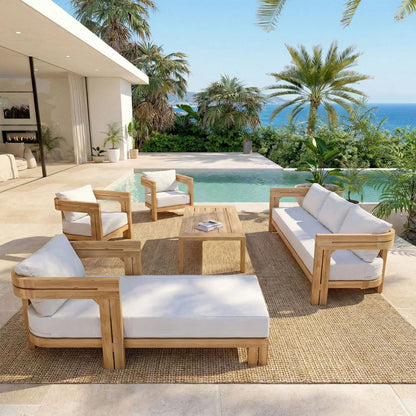 Ubud Lounge Lounge set. Beige