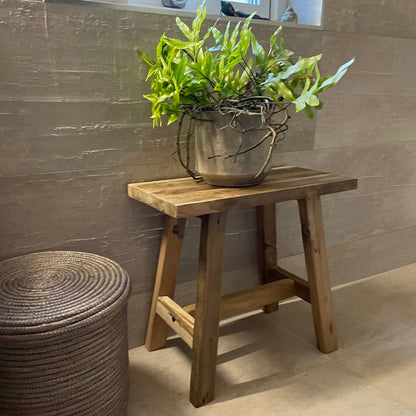 RANCH Bench in Recycled Teak – Stylish Wooden Bench 50-120cm