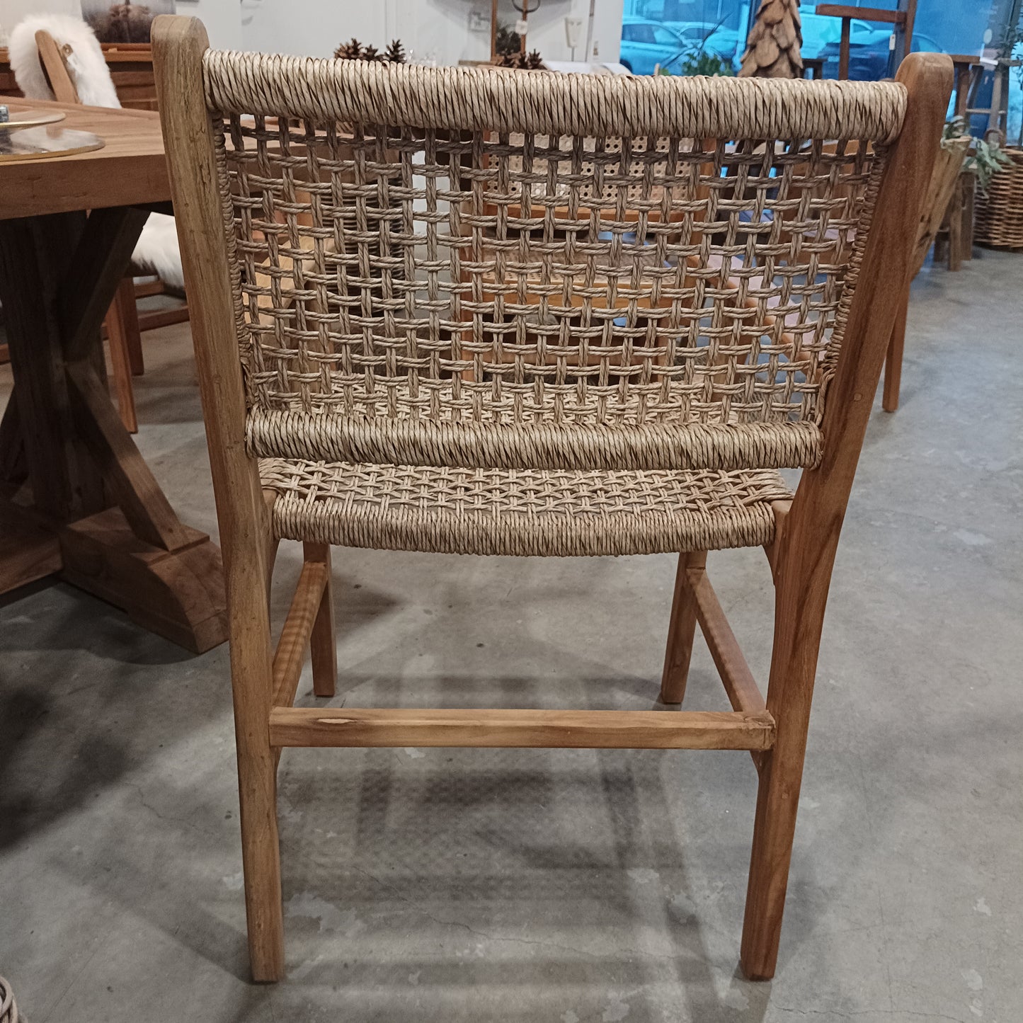 Damar Matstol med Armstöd - Teak & Rotting för Uteplatsen