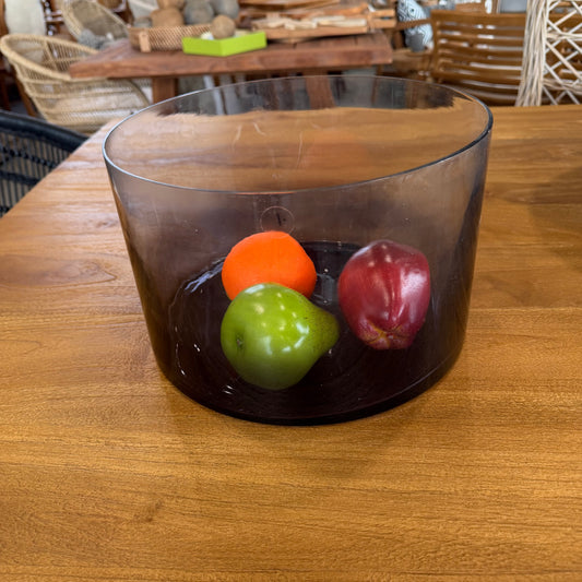 A.U Maison Cilo Fruktskål Glas Rökt Blomme - 2 Storlekar