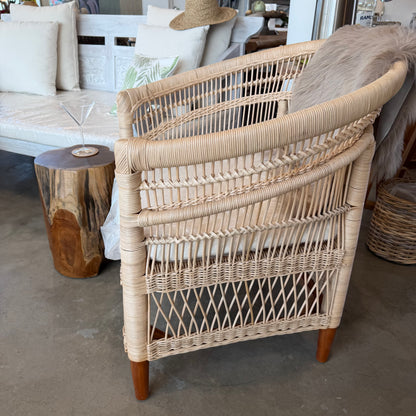 MALAWIAM Lænestol Rattan 80 cm