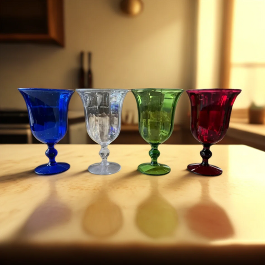 Caspari Acrylic Flared Water Glass