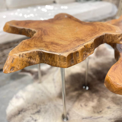 Teakrot Coffee bord & Sidobord