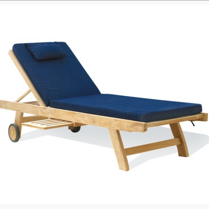 Royal Teak Frame Sunbed Cushion