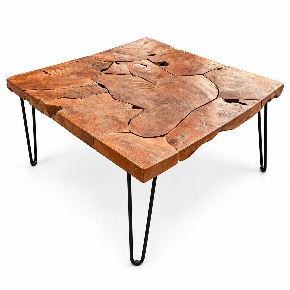 COFFEE Soffbord Teak 80x80 cm