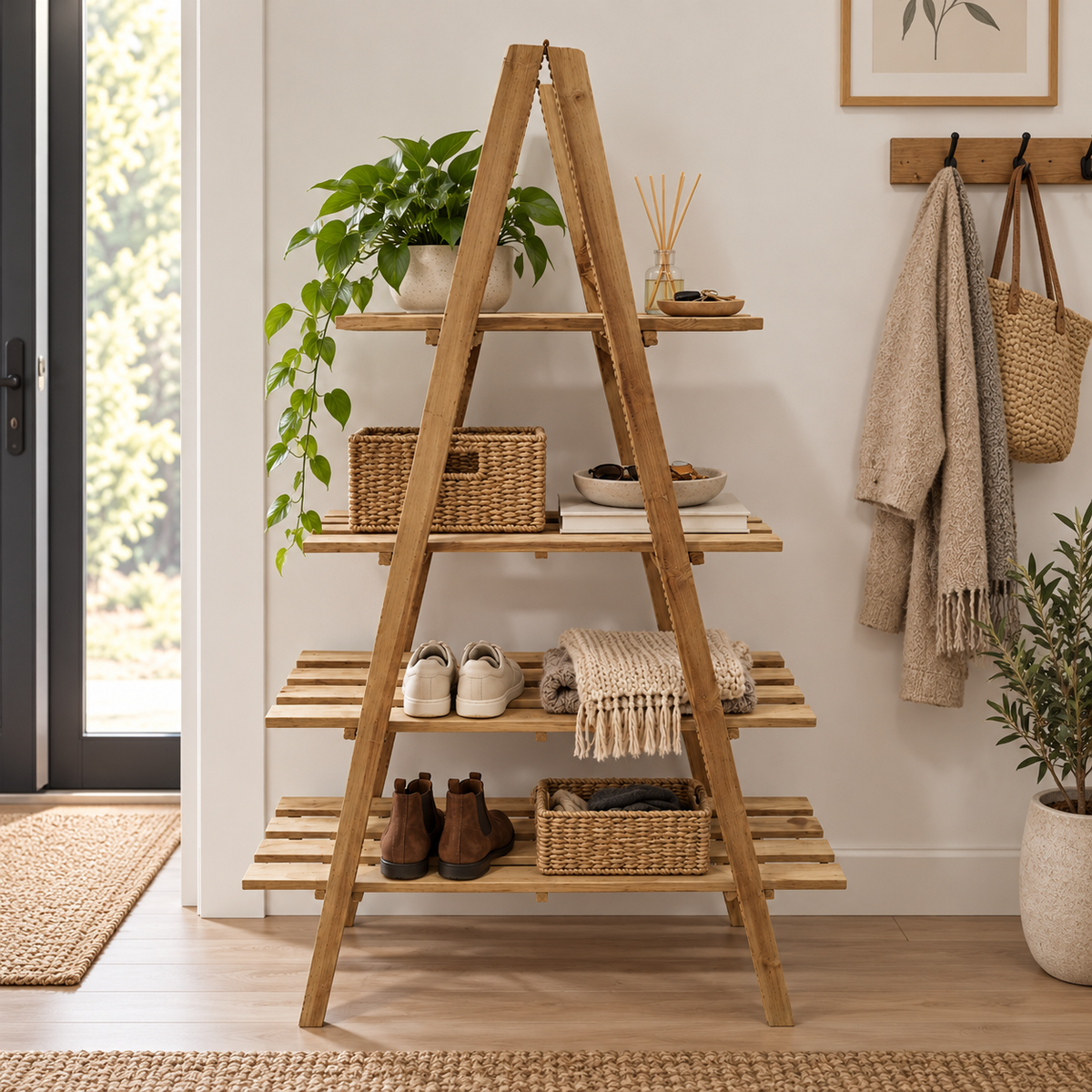 PYRAMID Bookcase in teak