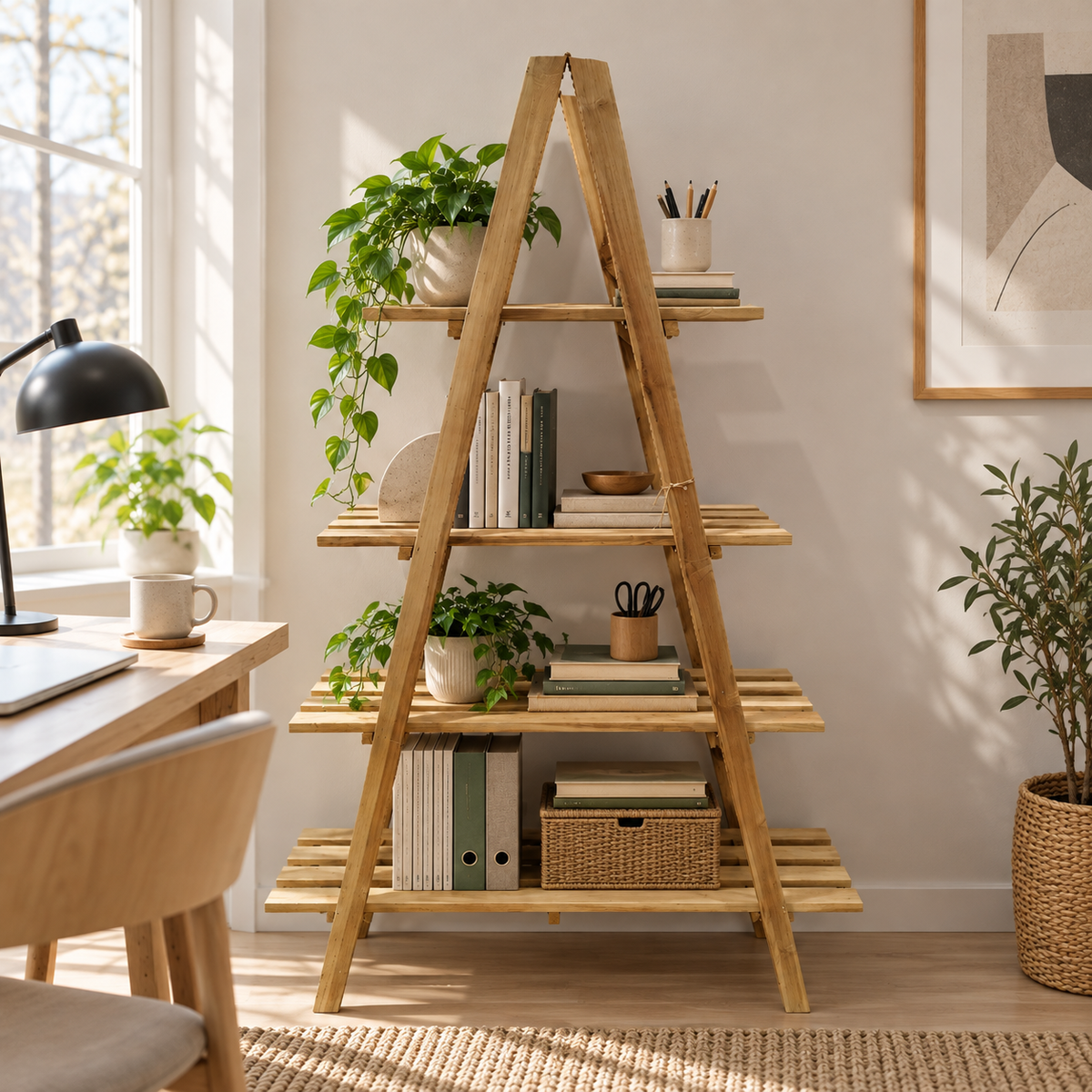 PYRAMID Bookcase in teak