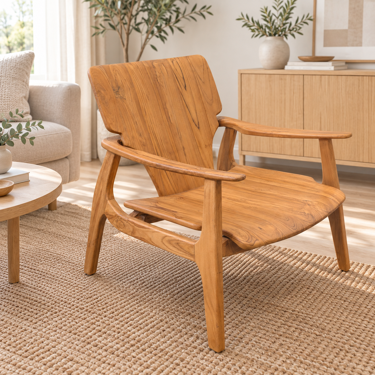 BRAZILIAN Fåtölj Teak 70 cm