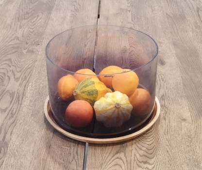 A.U Maison Cilo Fruktskål Glas Rökt Blomme - 2 Storlekar