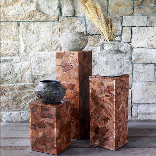 Aglia Mosaic Teak Pall