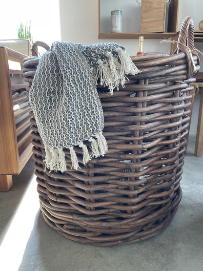 KORG MED HJUL PREMIUM ROTTING MÖRKBRUN Ø60/50 2ST